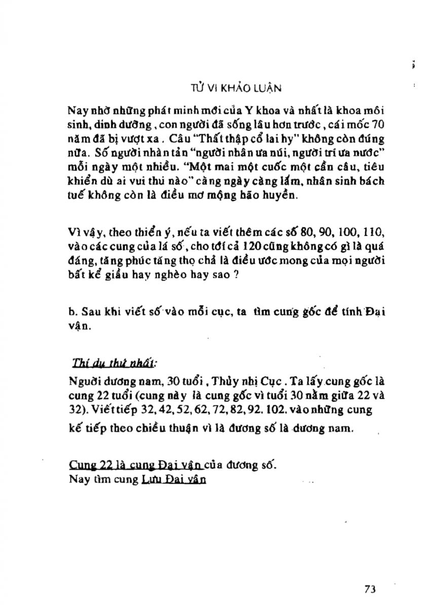 Tử Vi Khảo Luận - 73