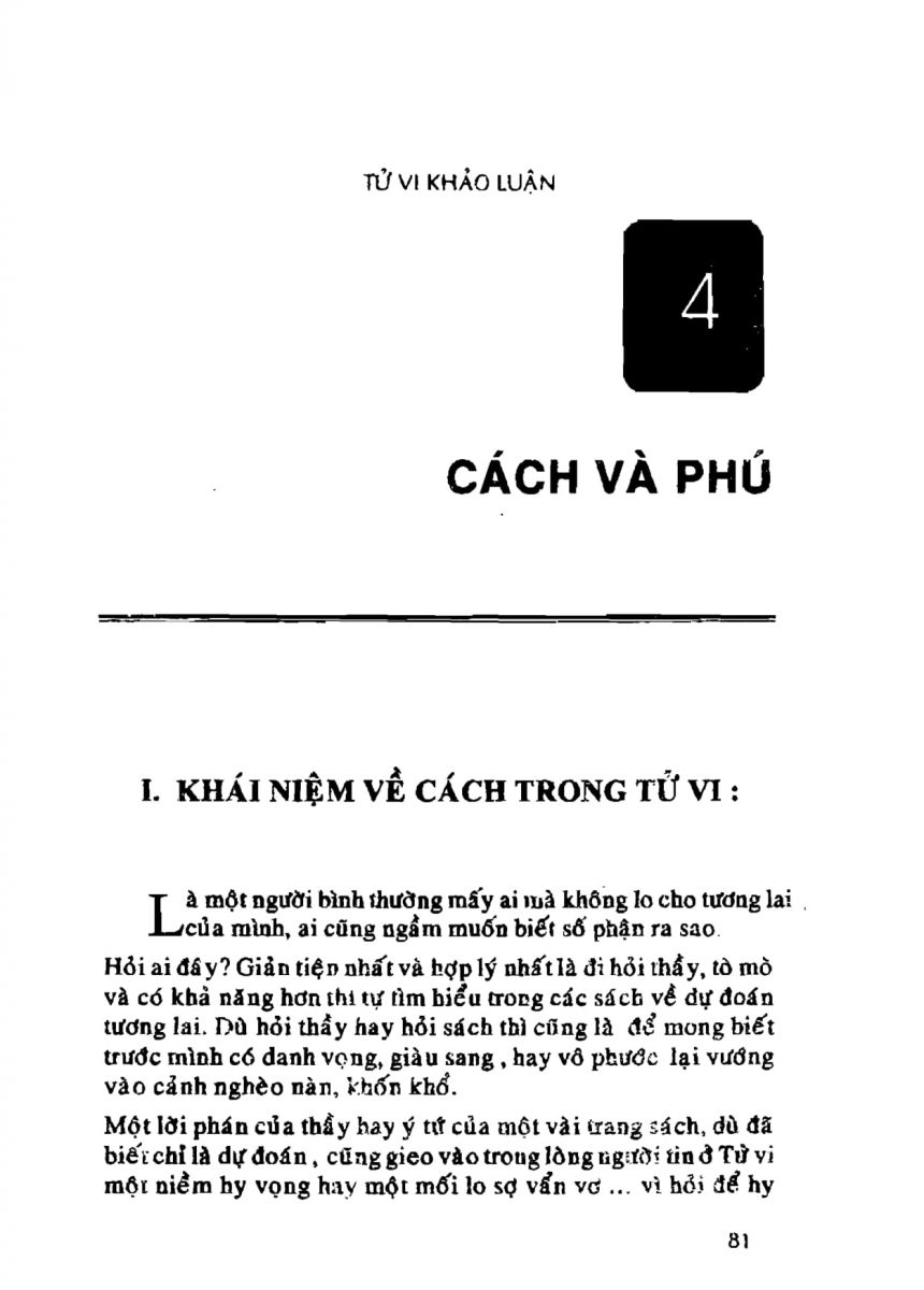 Tử Vi Khảo Luận - 81