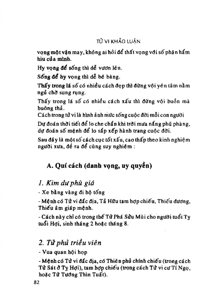 Tử Vi Khảo Luận - 82