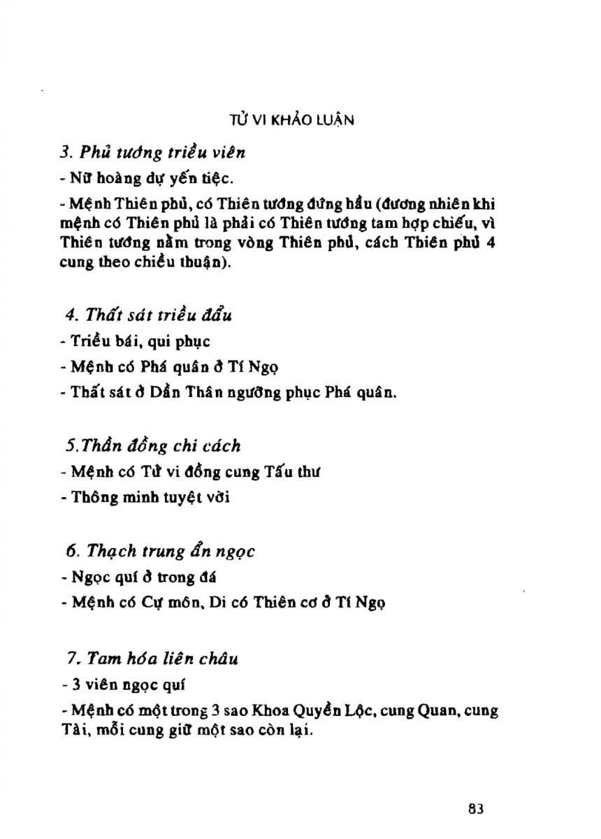 Tử Vi Khảo Luận - 83