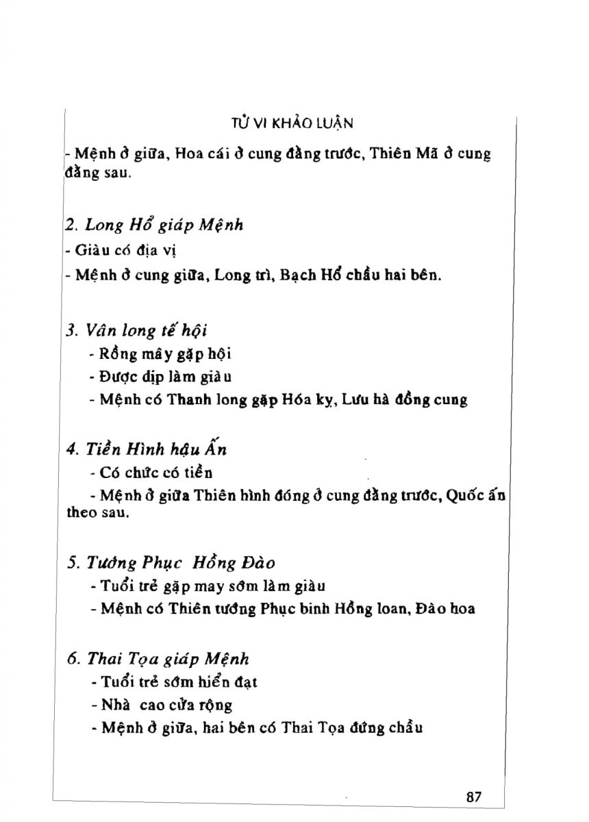 Tử Vi Khảo Luận - 87