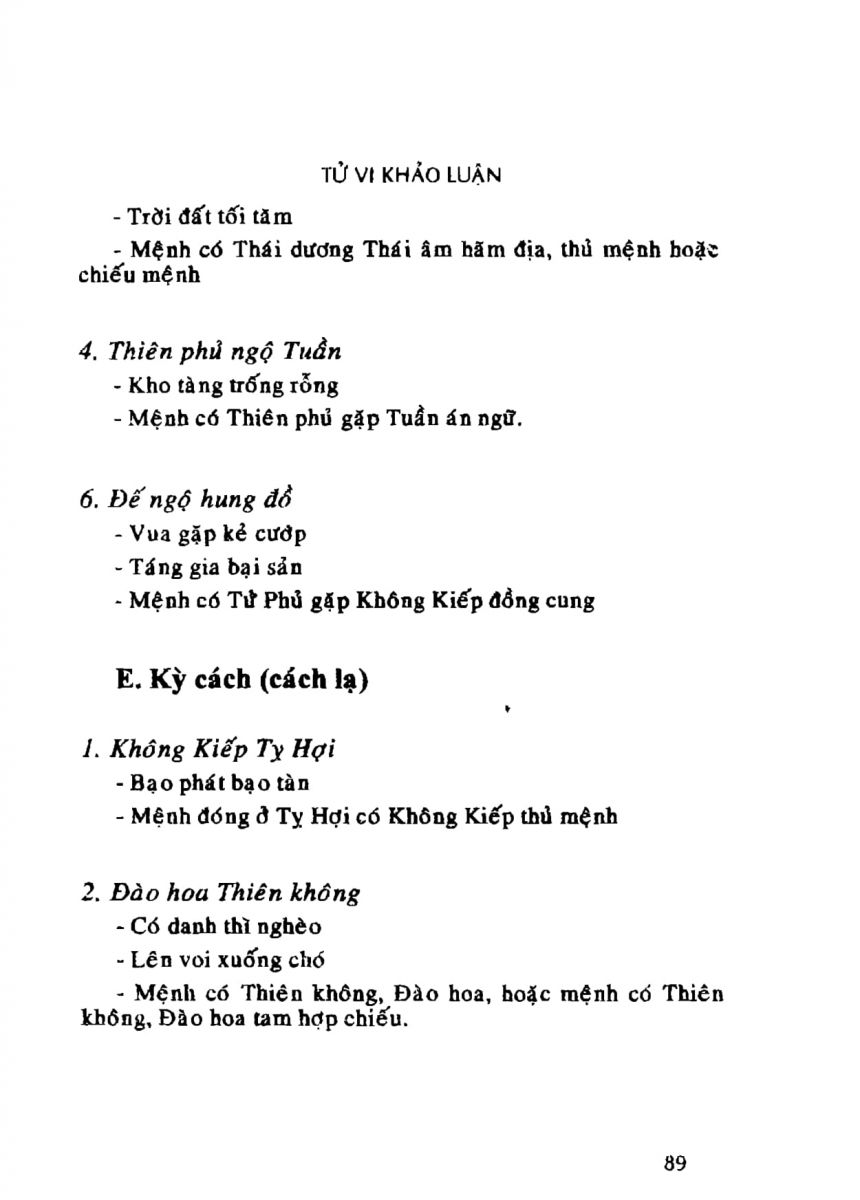 Tử Vi Khảo Luận - 89