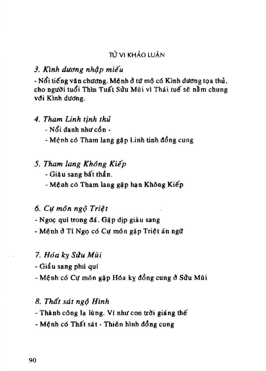 Tử Vi Khảo Luận - 90
