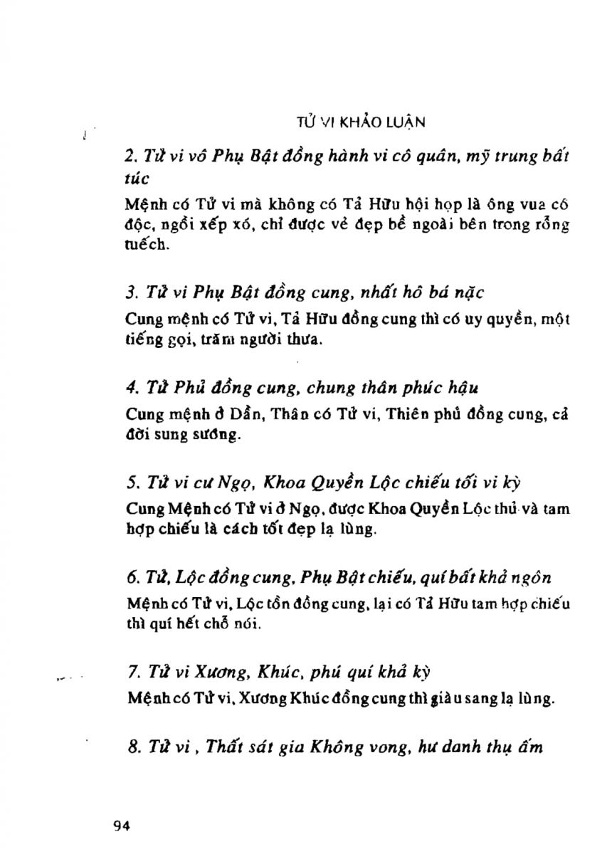 Tử Vi Khảo Luận - 94