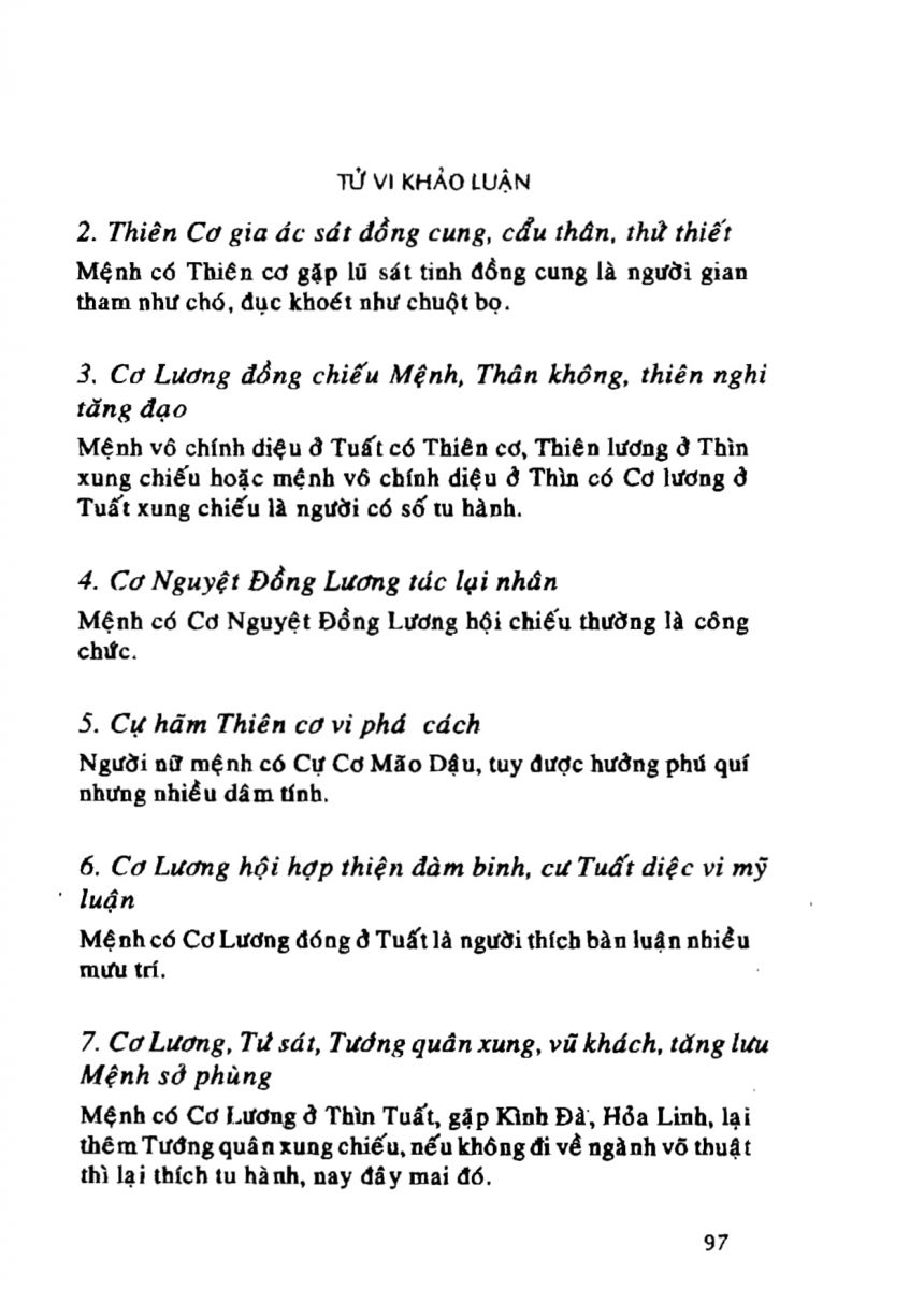 Tử Vi Khảo Luận - 97
