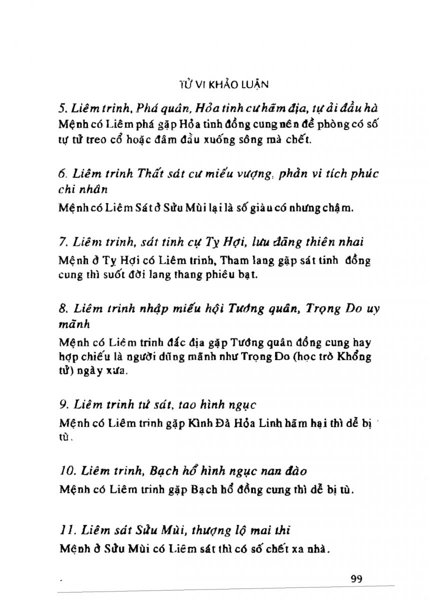 Tử Vi Khảo Luận - 99