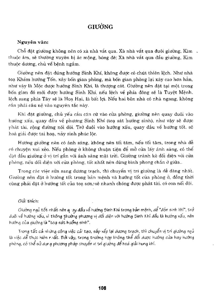 Bát Trạch Minh Kính - 108