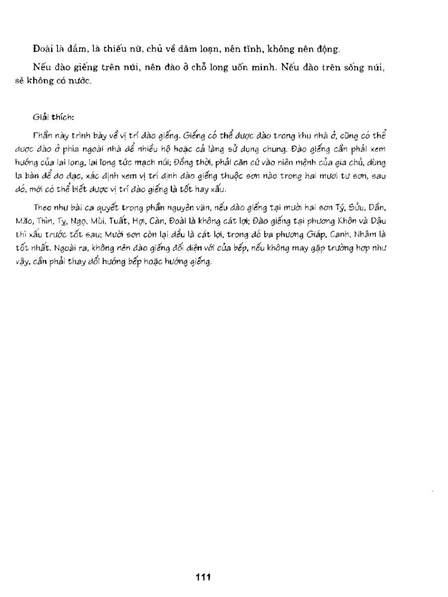 Bát Trạch Minh Kính - 111