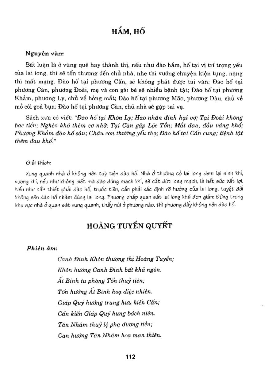 Bát Trạch Minh Kính - 112