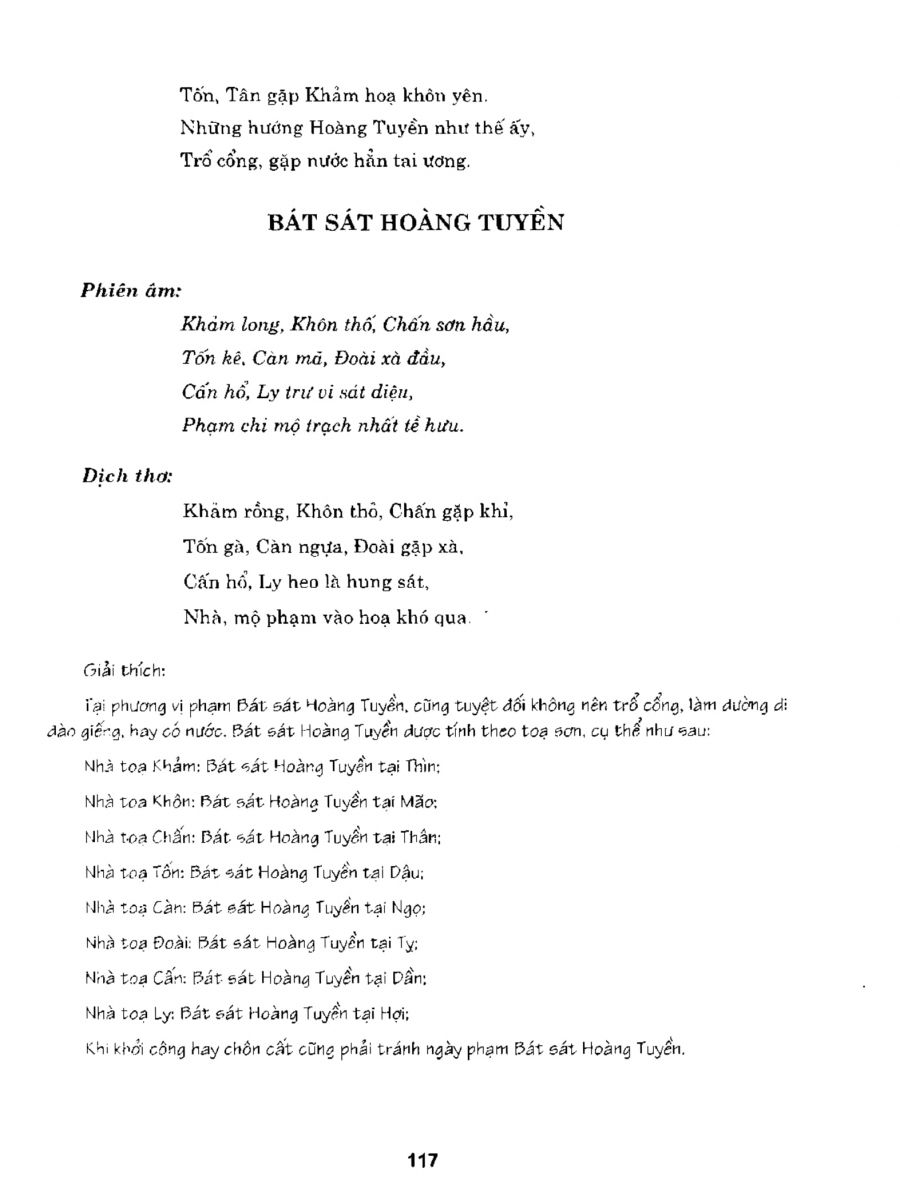 Bát Trạch Minh Kính - 117