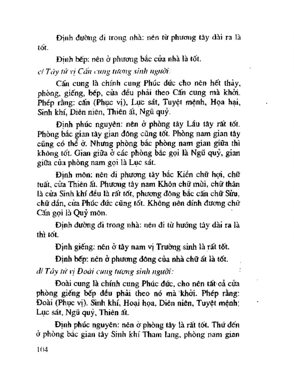 Chọn hướng nhà hướng đất - 101