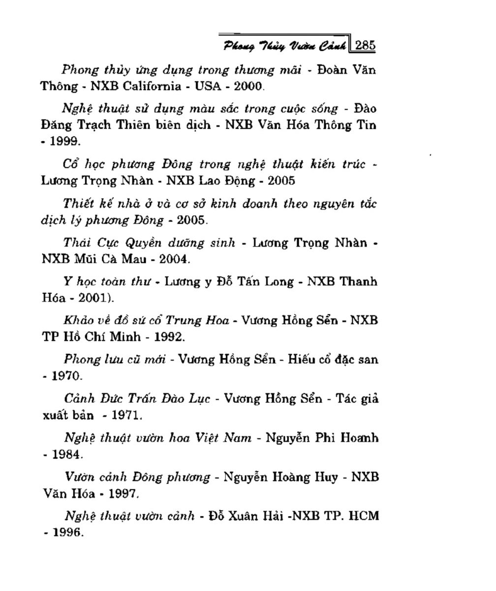 Phong Thủy Vườn Cảnh - 317