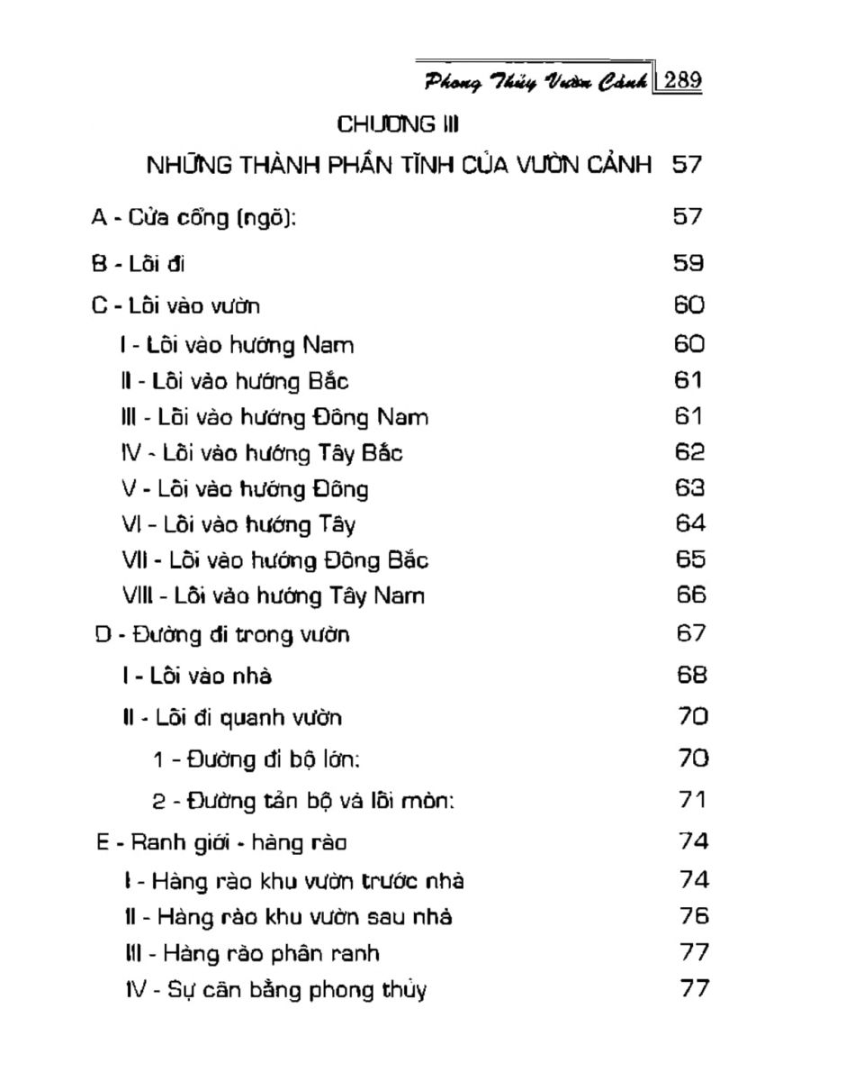 Phong Thủy Vườn Cảnh - 321