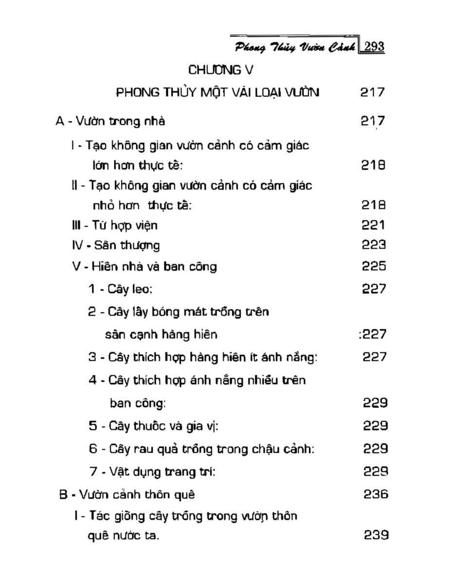 Phong Thủy Vườn Cảnh - 325