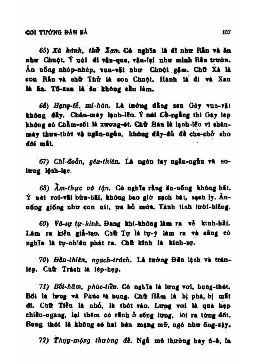 Coi Tướng Đàn Bà - 103