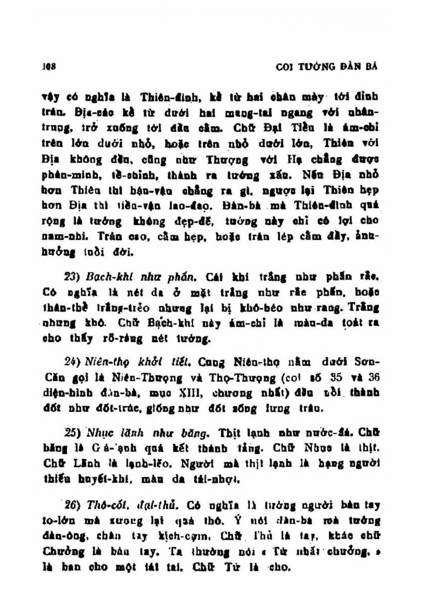 Coi Tướng Đàn Bà - 108