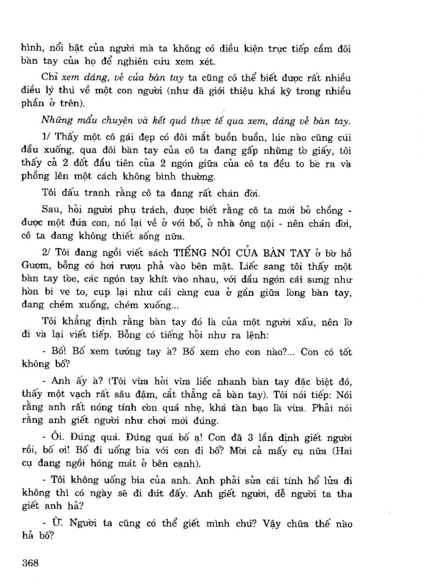 Tiếng Nói Của Bàn Tay - 363