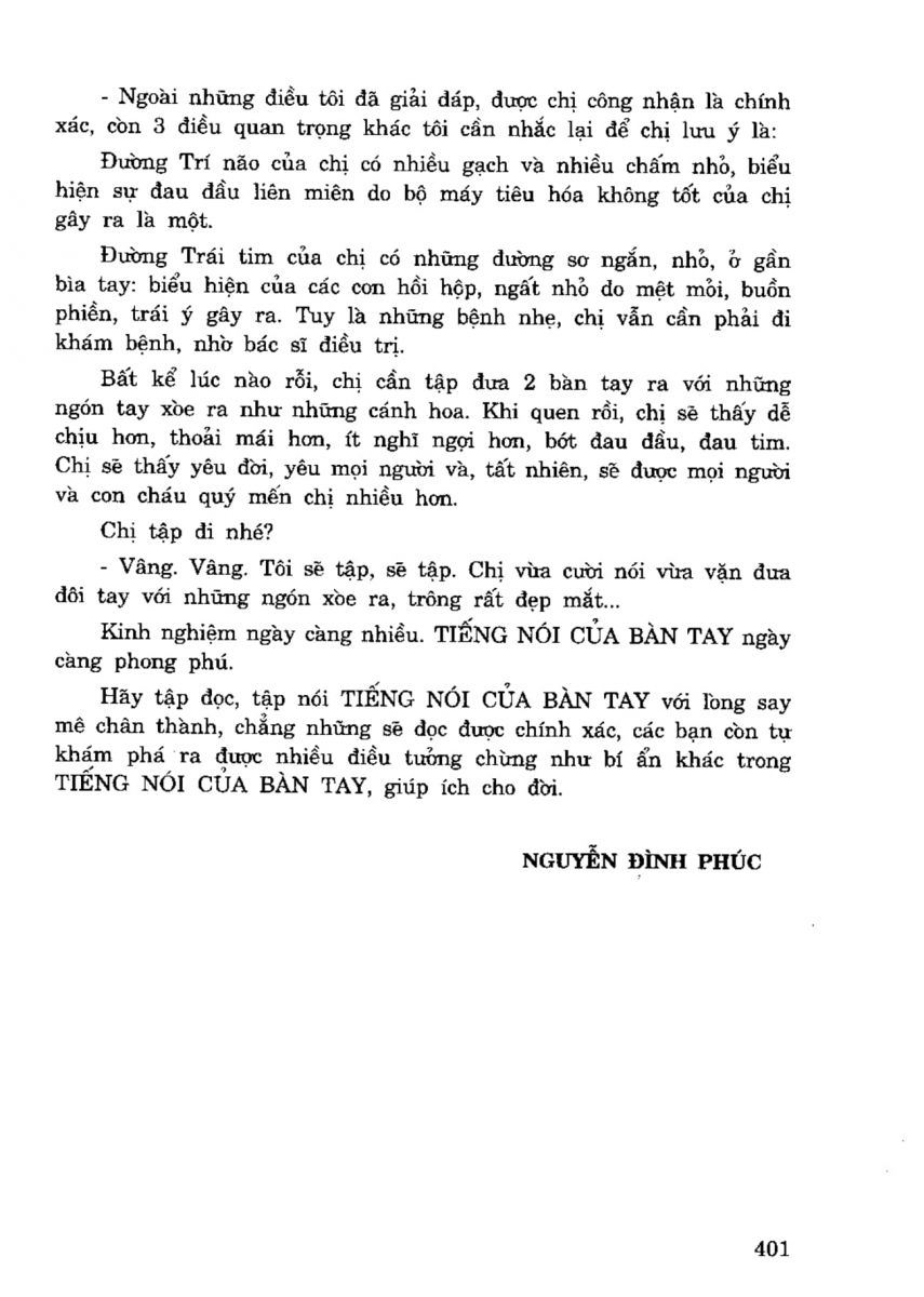 Tiếng Nói Của Bàn Tay - 396