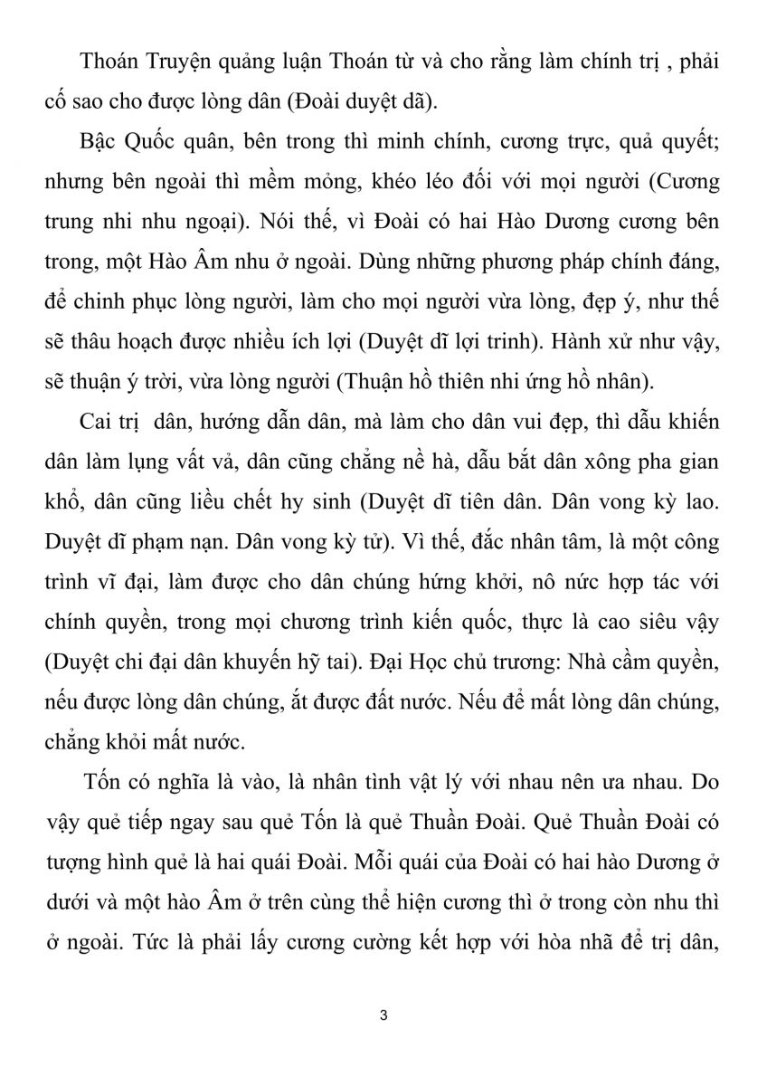 Quẻ 58 - Thuần Đoài - 3