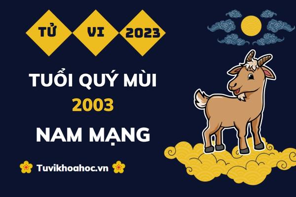 Xem Bói Tử Vi Tuổi Quý Mùi 2003 Nam Mạng 2023 #Vượng hay #Suy?